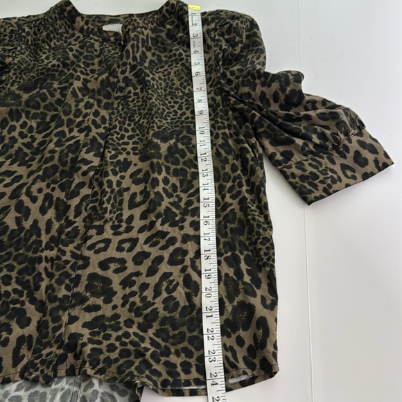 Dear John Island Passage Rowan Leopard Cub Blouse Top Shirt size Medium - Picture 7 of 7